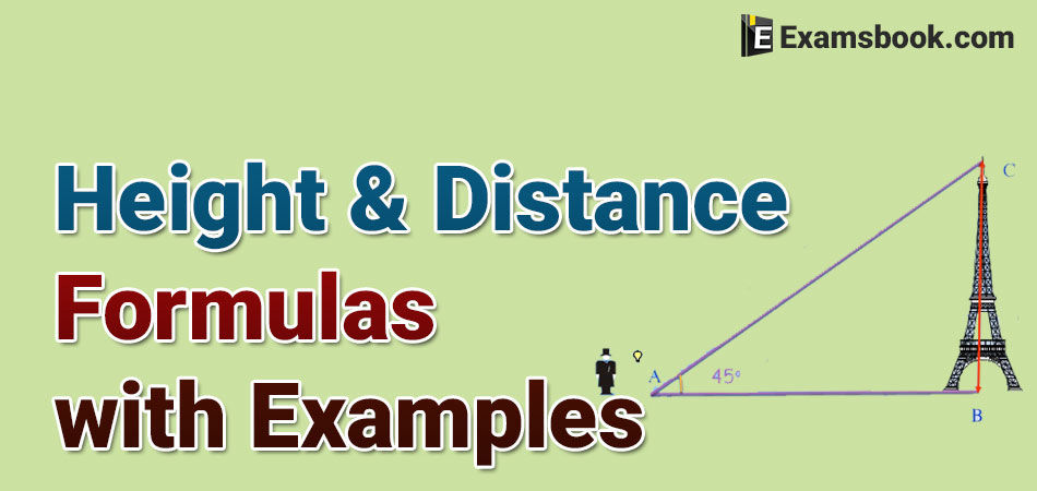 height and distance formulas