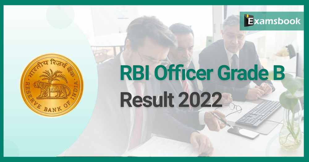 RBI Grade B Mains Result 2022