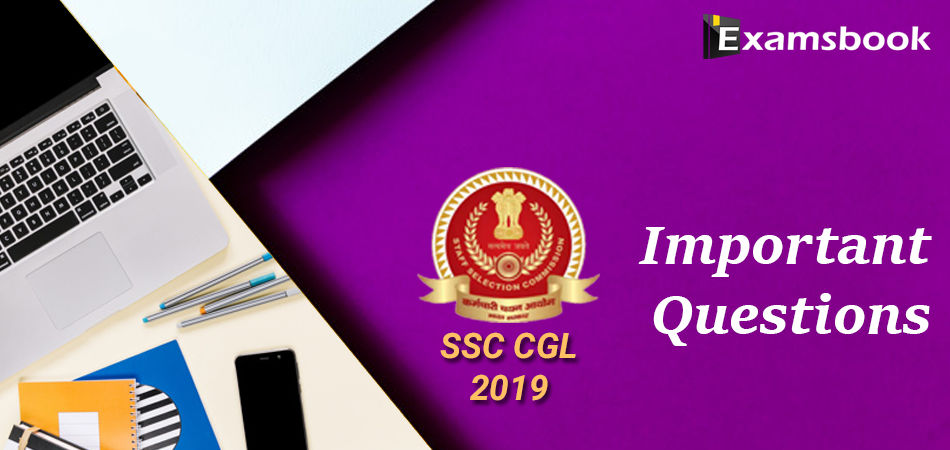 ssc cgl 2019 important questions